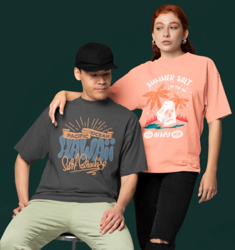 Vintage T-Shirt + Custom text & image