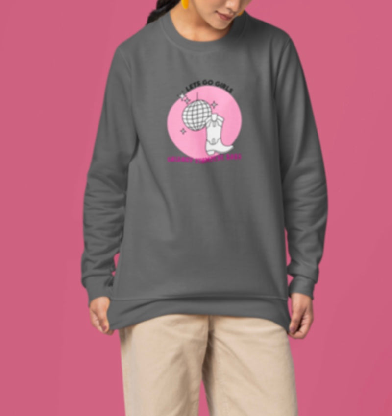 Custom Disco Boots Vintage Crewneck