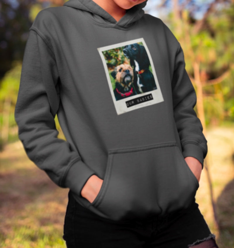 Custom Polaroid Vintage Hoodie