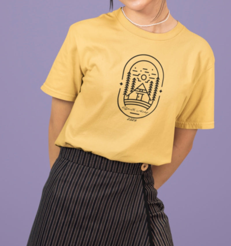 Custom Cabin Badge Vintage T-Shirt