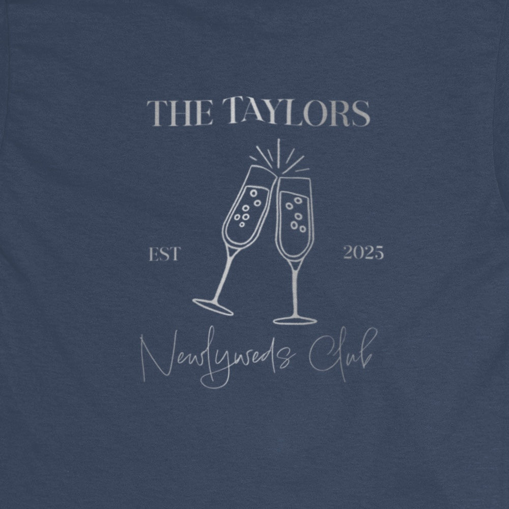 Custom Newlyweds Classic T-Shirt | Silver