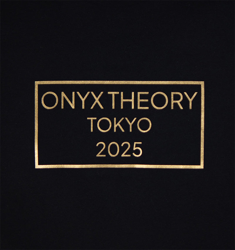 Premium Oversized T-Shirt | Box Text in Gold