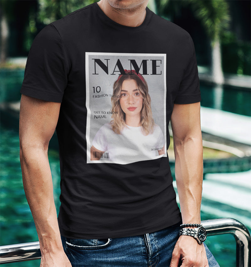 Custom Magazine Cover Classic T-Shirt