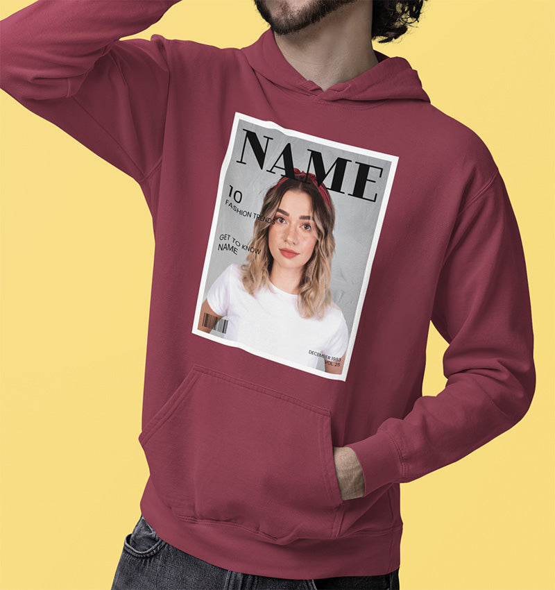 Custom Magazine Cover Vintage Hoodie