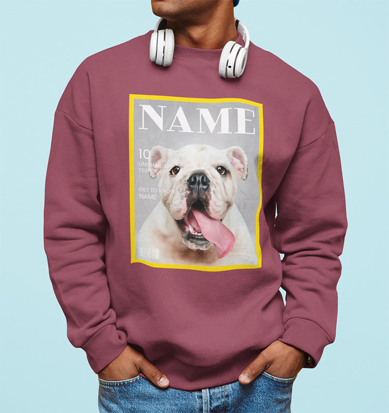 Custom Magazine Cover Vintage Crewneck