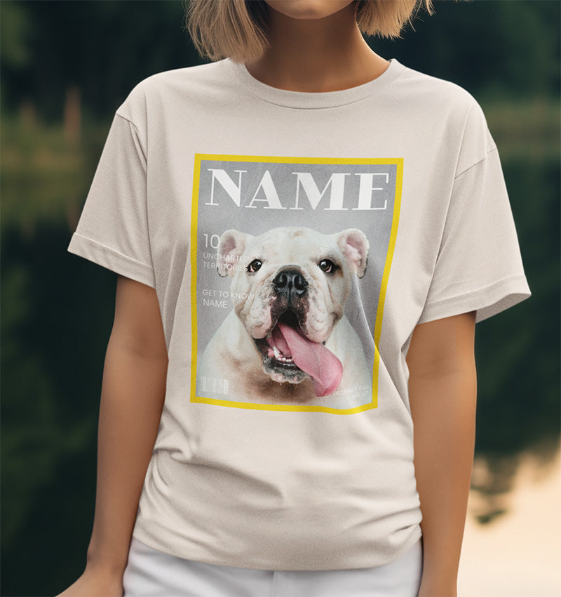 Custom Vintage Magazine Cover T-Shirt
