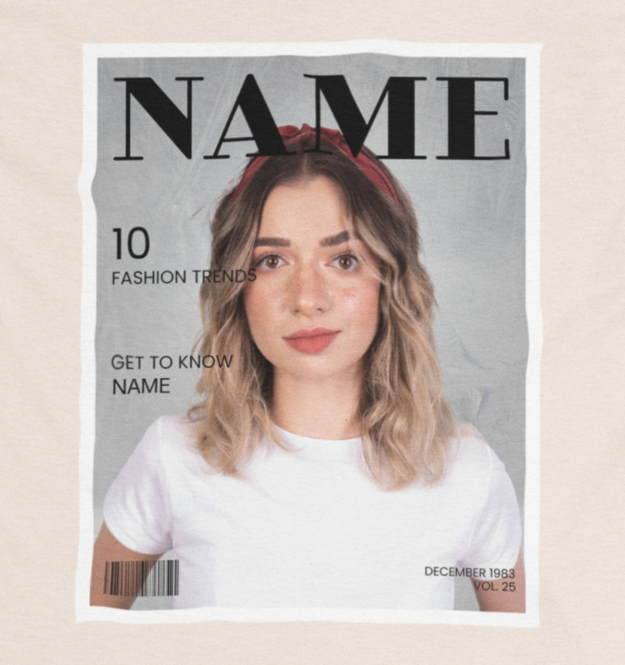 Custom Magazine Cover Classic T-Shirt