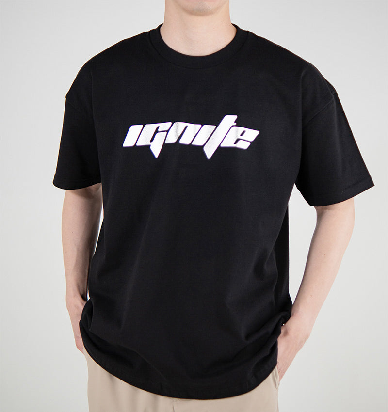 Premium Oversized T-Shirt | Text in Gold or Silver