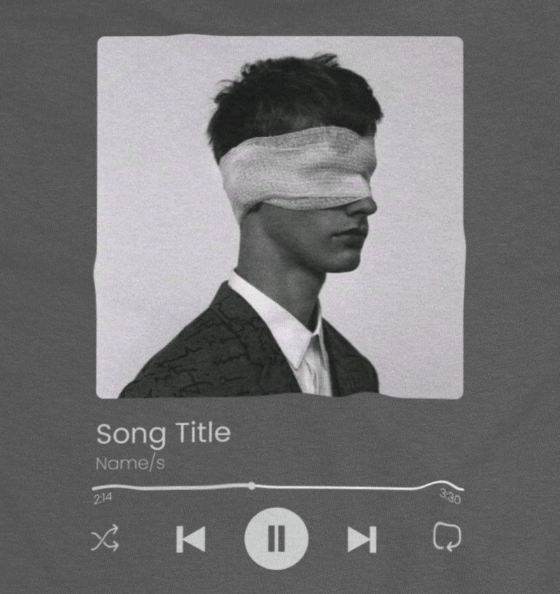 Custom Song Vintage Hoodie