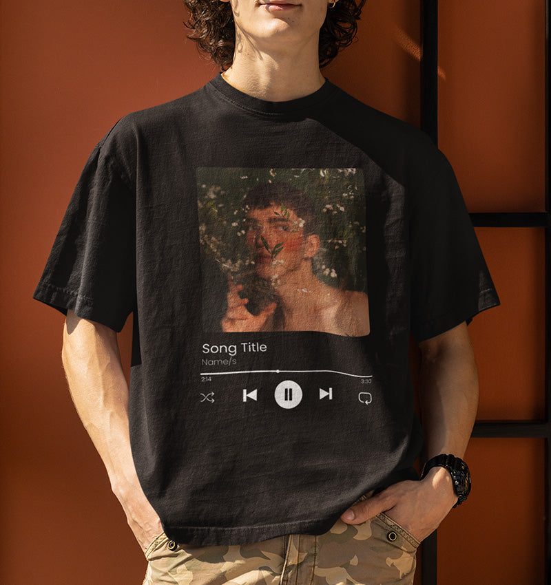 Custom Song Oversized T-Shirt