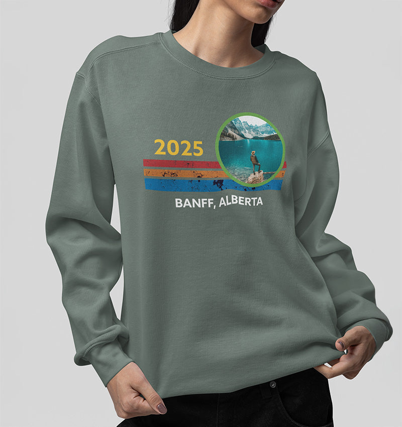Custom Travel Photo Vintage Sweatshirt