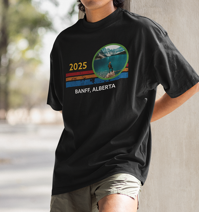 Custom Travel Photo Oversized Tee