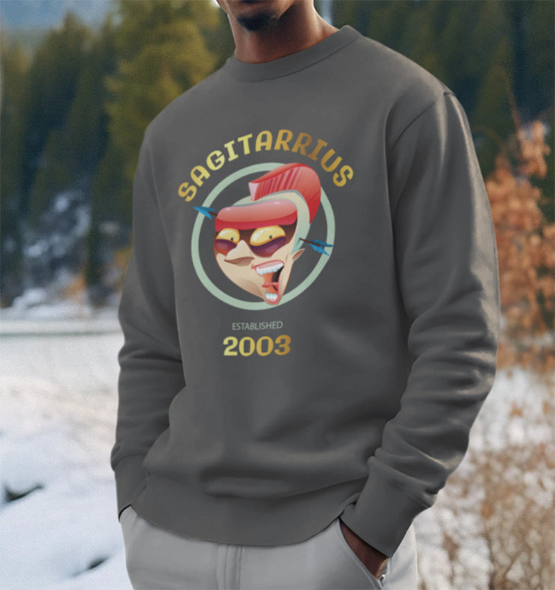 Custom Zodiac Vintage Crewneck | Gold