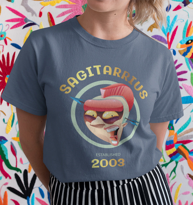 Custom Zodiac Vintage T-Shirt | Gold
