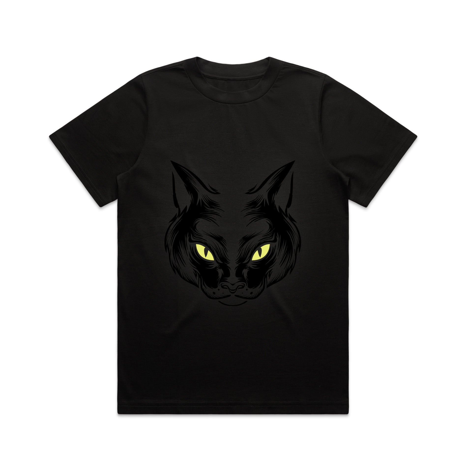 Cat face t store shirt